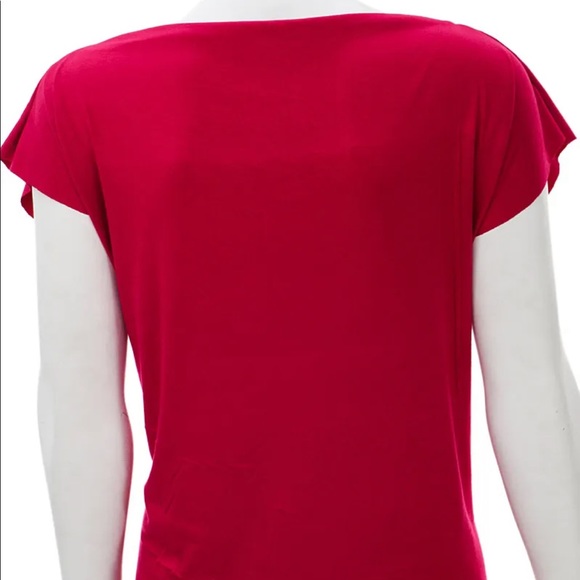 Matrushka Construction Black Sleeveless Cowl Neck Tee Sz L - Picture 9 of 9